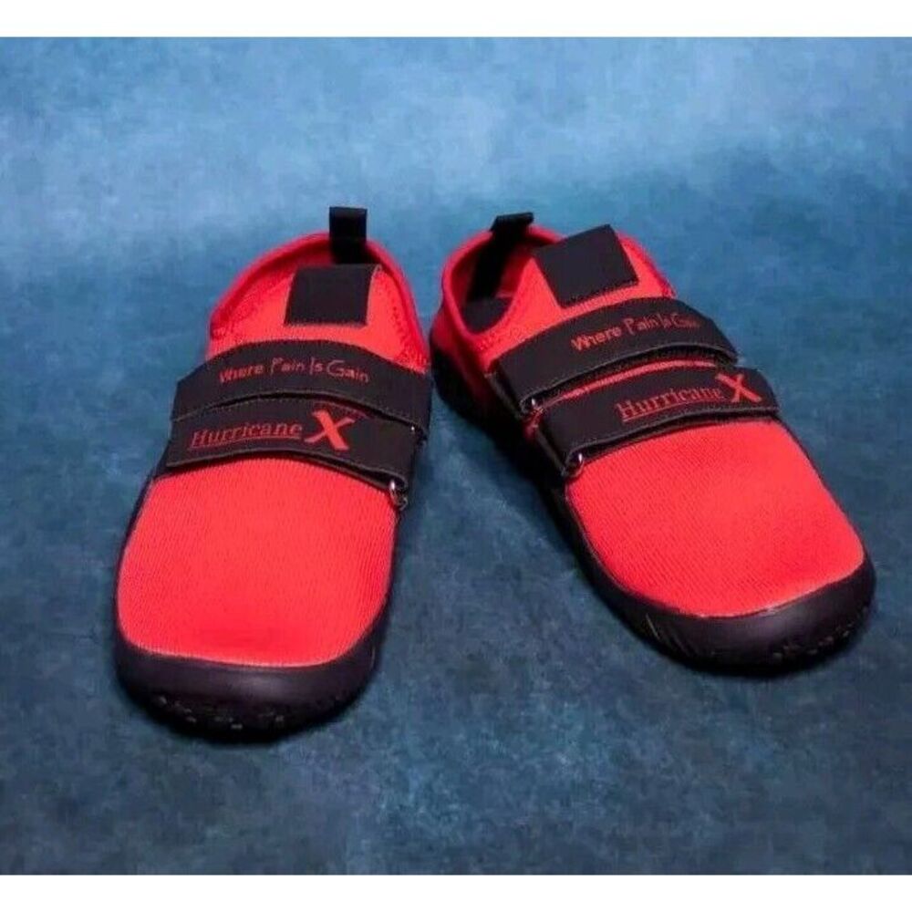 Size‎ 9 Hurricane X Men's Gym/Boxer Weighlifting Performance Comfort  Red Shoes - Picture 5 of 16